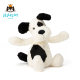 Jellycat ຂີ້ອາຍ Puppy ສີດໍາແລະສີຂາວ Doll ງາມ