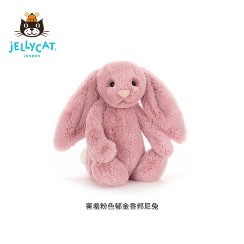 英国Jellycat害羞乳白色邦尼兔毛绒玩具兔子玩偶公仔娃娃生日礼物 - 图2