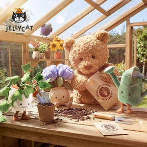 英国Jellycat巴塞罗熊毛绒玩具泰迪熊安抚玩偶公仔生日礼物礼盒