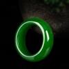 God of Gamblers same style ring jasper and field jade spinach green