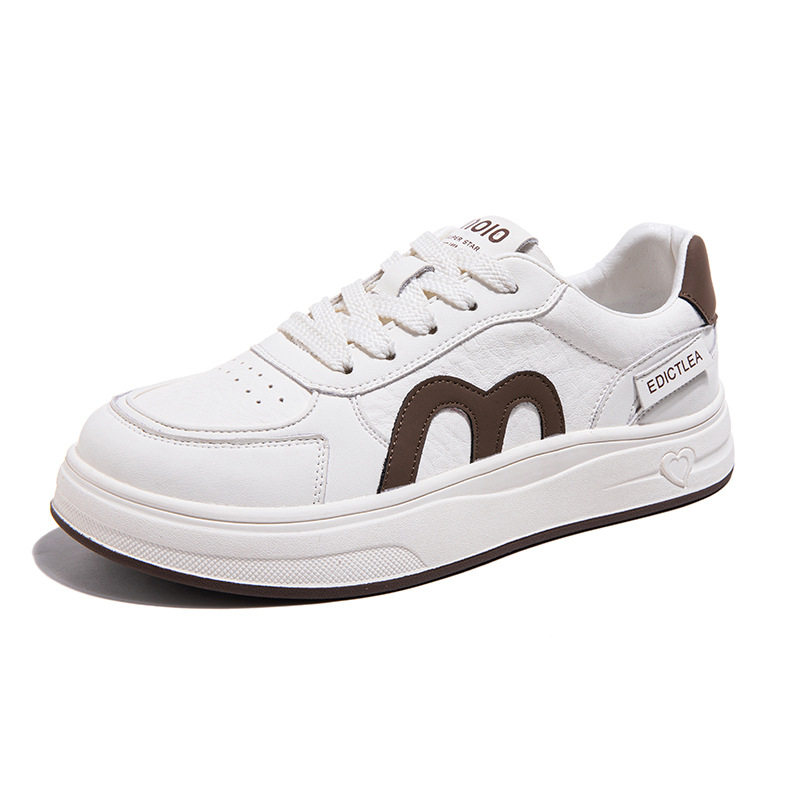 外贸工厂特价2026真皮平底小白鞋女春季学生休闲厚底单鞋舒适板鞋,淘宝优惠券,粉丝福利购,淘宝优惠卷