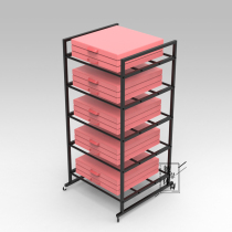 Folding supine sit-up cushion containing rack students for special sports storage rack training nursery sponge set up