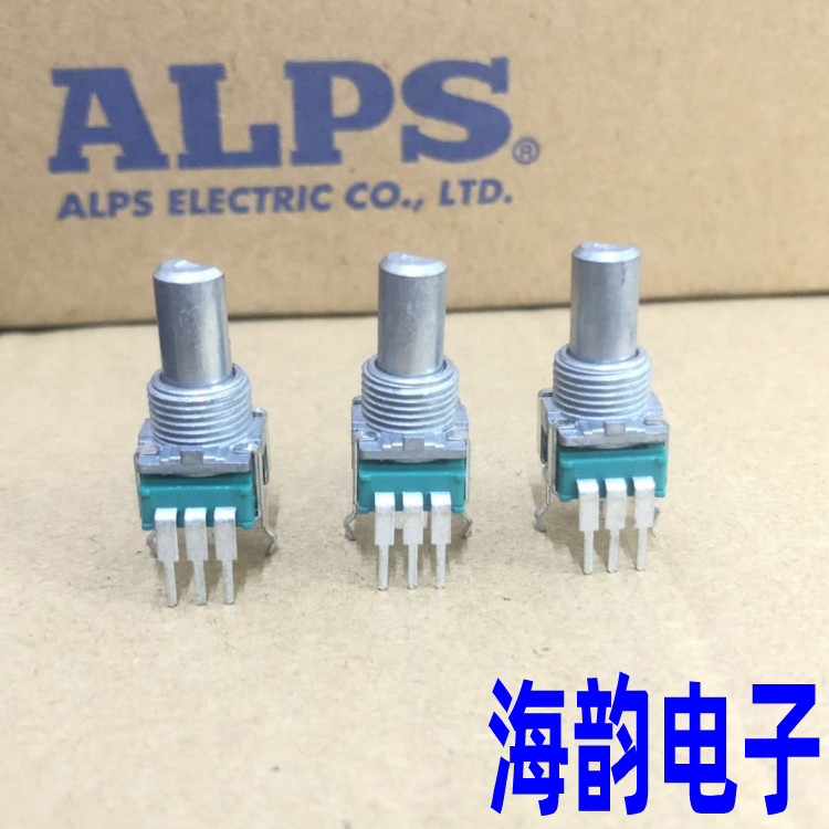 日本ALPS RK09立式单联B100K带中点音箱调音量104B精密电位器 3脚 - 图1