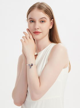 蛇骨链手串纯银小众设计女小狮子