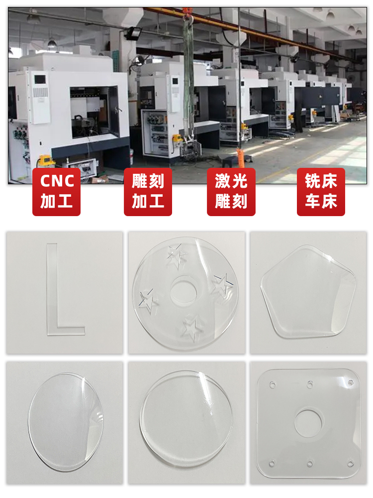 透明pvc软胶板塑料软垫片形状加工定制圆形厚度0.2-5毫米-图1