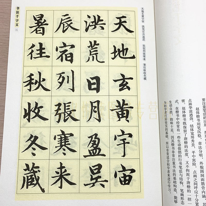 书法千字文书法技法大全毛笔字帖教程行书草字千字文赵孟頫欧阳询文徽明宋微宗字帖隶书篆书九体书法中国传世书法毛笔练字书_虎窝淘