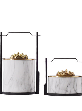 新中式摆件家居装饰品金属样板房