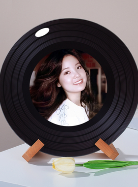 邓丽君周边黑胶唱片摆件杂志架电视柜壁龛新家陈列摆件创意礼物