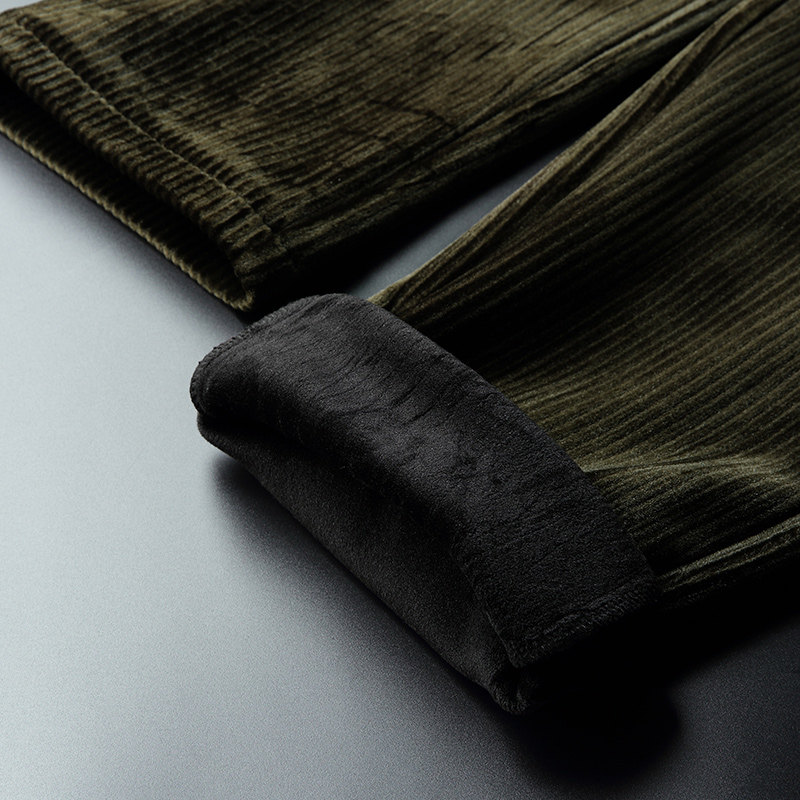 加厚男裤灯芯绒休闲裤男加绒条纹裤秋冬男裤大码宽松AEMAPE男裤潮,淘宝优惠券,粉丝福利购,淘宝优惠卷