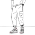 Mùa thu chín quần nam giản dị quần dụng cụ quần lỏng chân dầm phong trào Harlan thủy triều thương hiệu Hàn Quốc xu hướng hoang dã - Quần Jogger Quần Jogger
