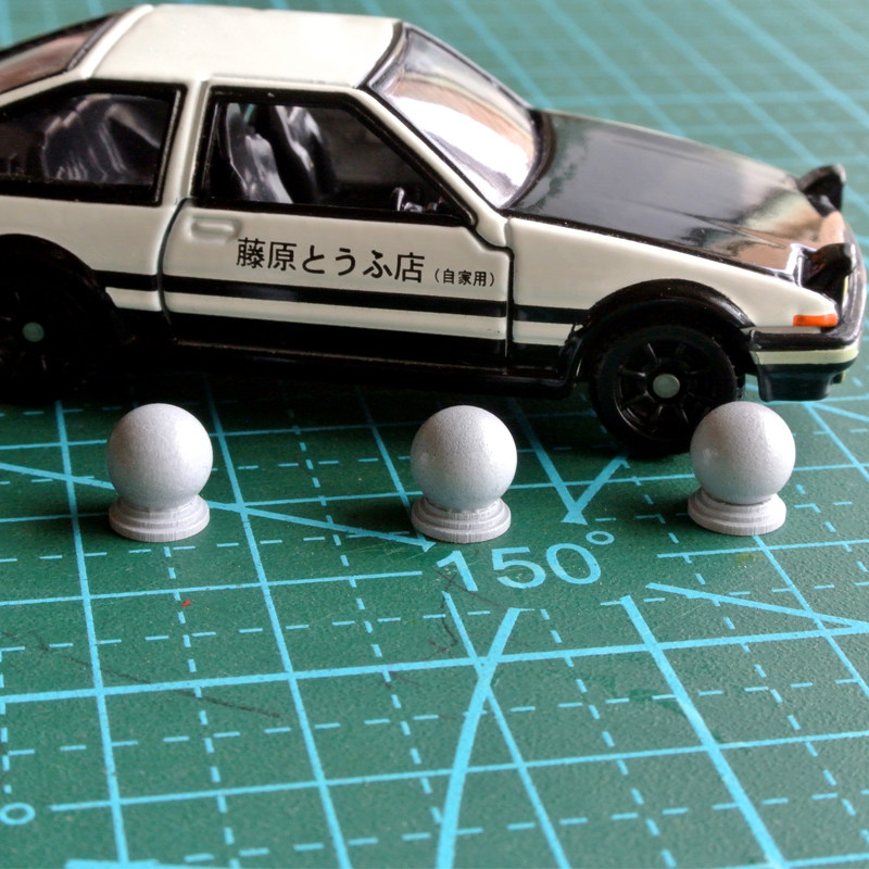 1:64挡车石球墩子路障车模型室外公路街道旁场景配件缩微道具摆件,淘宝优惠券,粉丝福利购,淘宝优惠卷