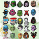 2026 ໃໝ່ 2026 ແຟນ horror horror ecstasy Frankenstein Dracula Black Lagoon ຄລາສິກ monster badge collection