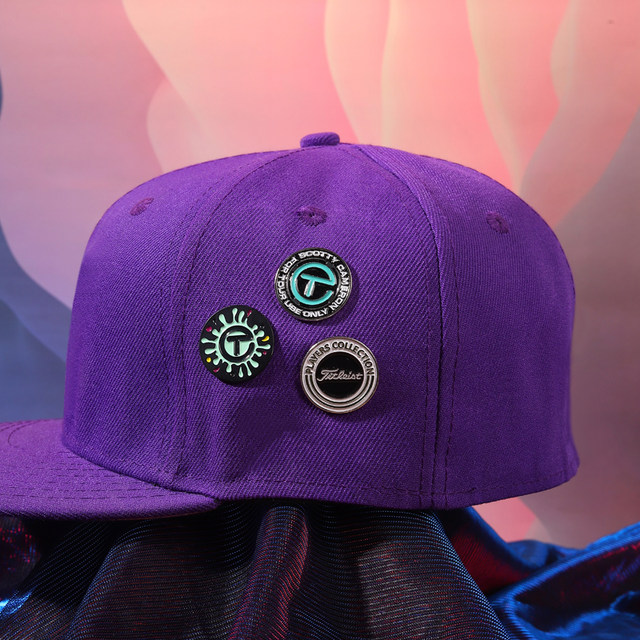 2026 New Limited Edition Splash Ink CT Golf Hat Clip Metal Belt Magnetic Ball Mark Trendy Ball Mark
