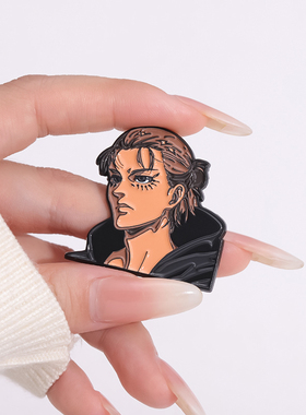 动漫卡通人物胸针金属徽章配饰