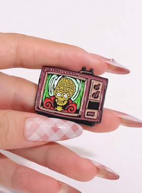 恐怖电影周边南瓜骷髅万圣节胸针
