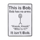 Bob No Arm Brooch Niche Brooch