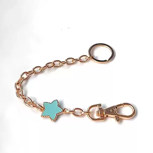 Украшение на сумку, металлическая золотая подвеска, двухэтажная игрушка, 20 см