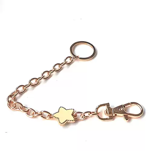 Украшение на сумку, металлическая золотая подвеска, двухэтажная игрушка, 20 см