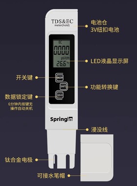 德国进口高精度TDS水质检测笔