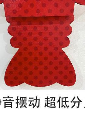 幼儿园挂钟红色龙虾新款卡通创意