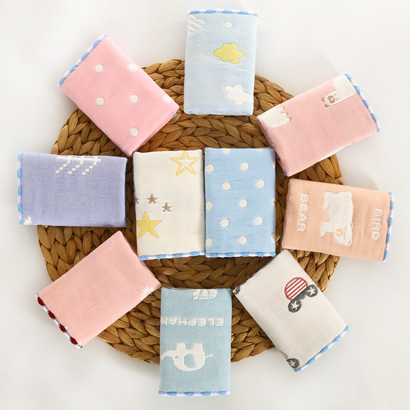 方巾纯棉柔软六层纱布婴童宝宝用品手帕婴儿口水巾洗澡巾擦嘴毛巾,淘宝优惠券,粉丝福利购,淘宝优惠卷