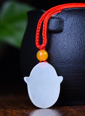 新疆和田玉羊脂玉白玉青白玉大吉大利生肖鸡吊坠男女挂件玉坠玉佩