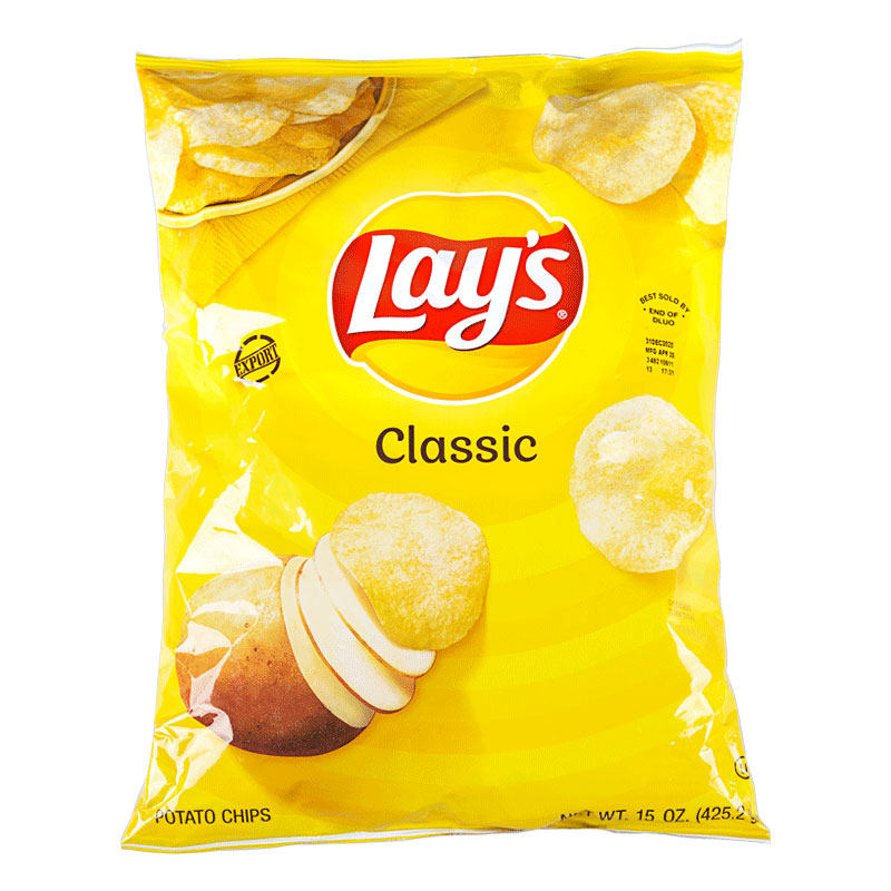美国进口lays乐事原味办公室超大 雍翮食品膨化食品