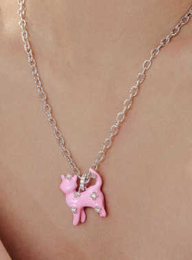 Meililove莓拉樱町花猫活力项链