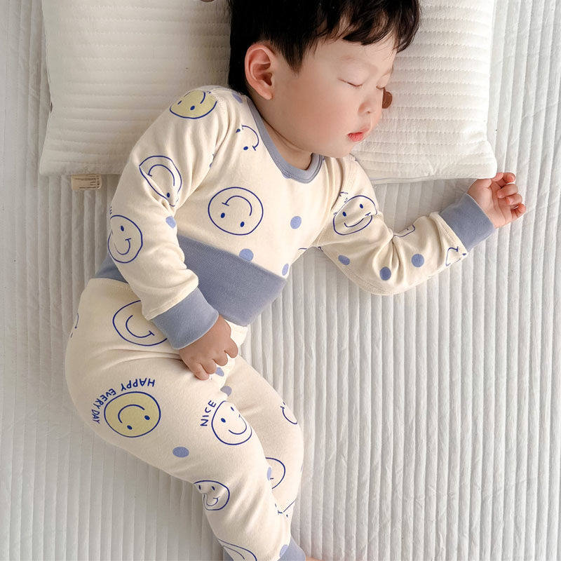 宝宝无骨280G睡衣纯棉a类儿童高腰护肚男女童秋衣秋裤套装家居服,淘宝优惠券,粉丝福利购,淘宝优惠卷