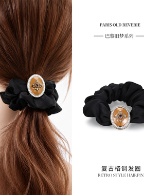 Cercoo/奢蔻设计感鸢尾纹发圈