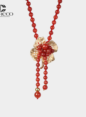 Cercoo/奢蔻珠华序时尚毛衣项链