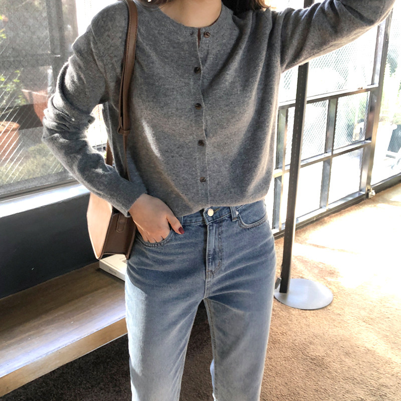 春秋装2020新款宽松爆款长袖针织衫 少媞毛针织衫