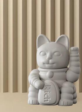招财猫入户摆件树脂装饰现代轻奢