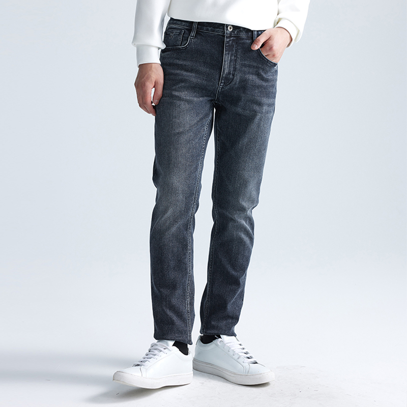 【Q弹暖阳绒】利郎青年商务牛仔裤2024冬时尚通勤百搭裤A4DNZ105