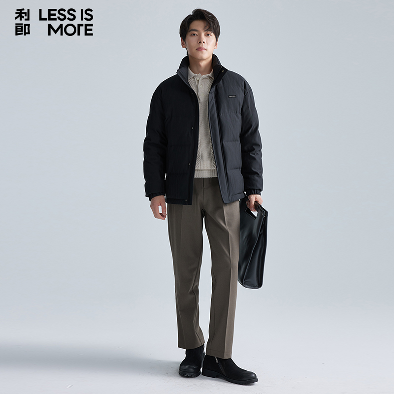 【石墨烯蓄暖】利郎青年商务保暖羽绒服男2024冬通勤时尚休闲外套