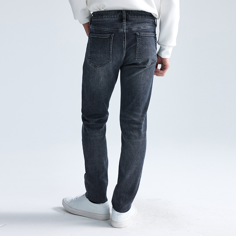 【Q弹暖阳绒】利郎青年商务牛仔裤2024冬时尚通勤百搭裤A4DNZ105