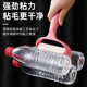 Tear-off replacement paper for lint sticking device, lint-impregnated roller brush roll paper