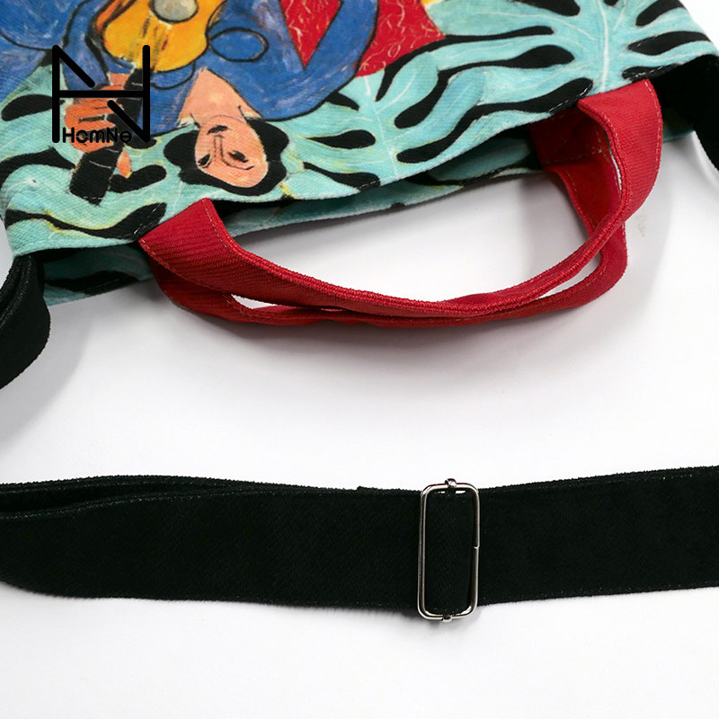 弘娜野兽派艺术家马蒂斯女帆布包包 弘娜女士包袋