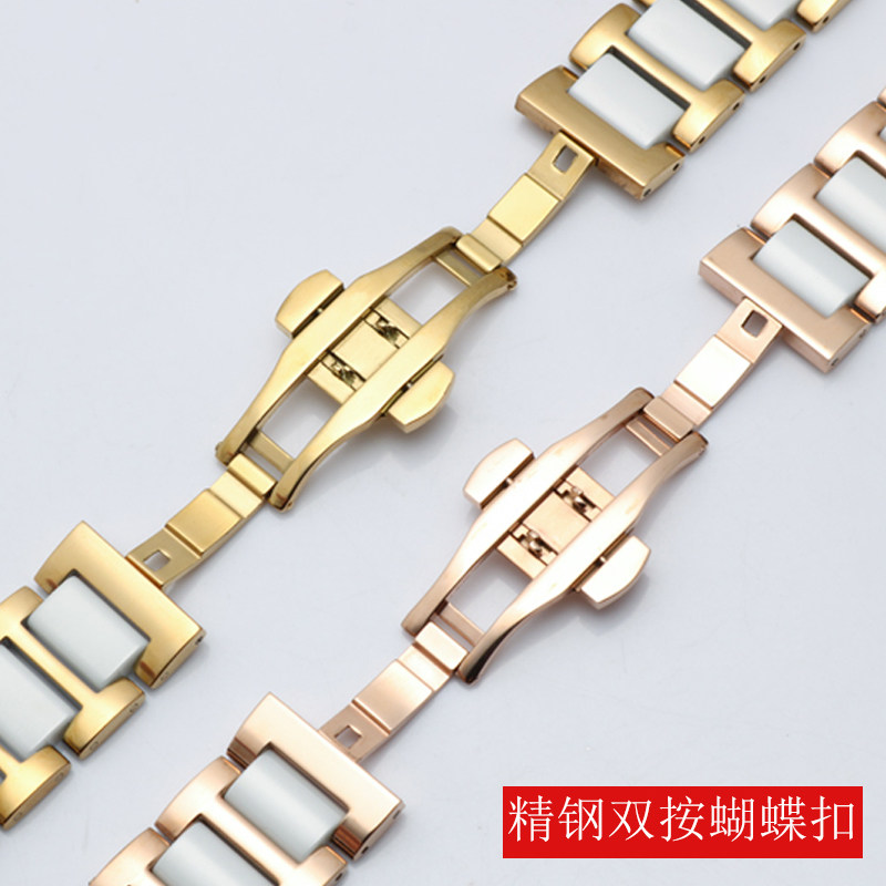 适配卡西欧sheen系列精钢女手表带 天姵配件