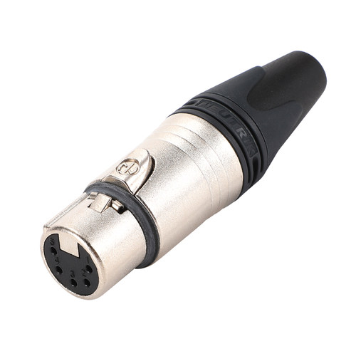 NEUTRIK优曲克NC5MXX五芯卡农母XLR插头DMX512电源通话灯光系统 - 图0