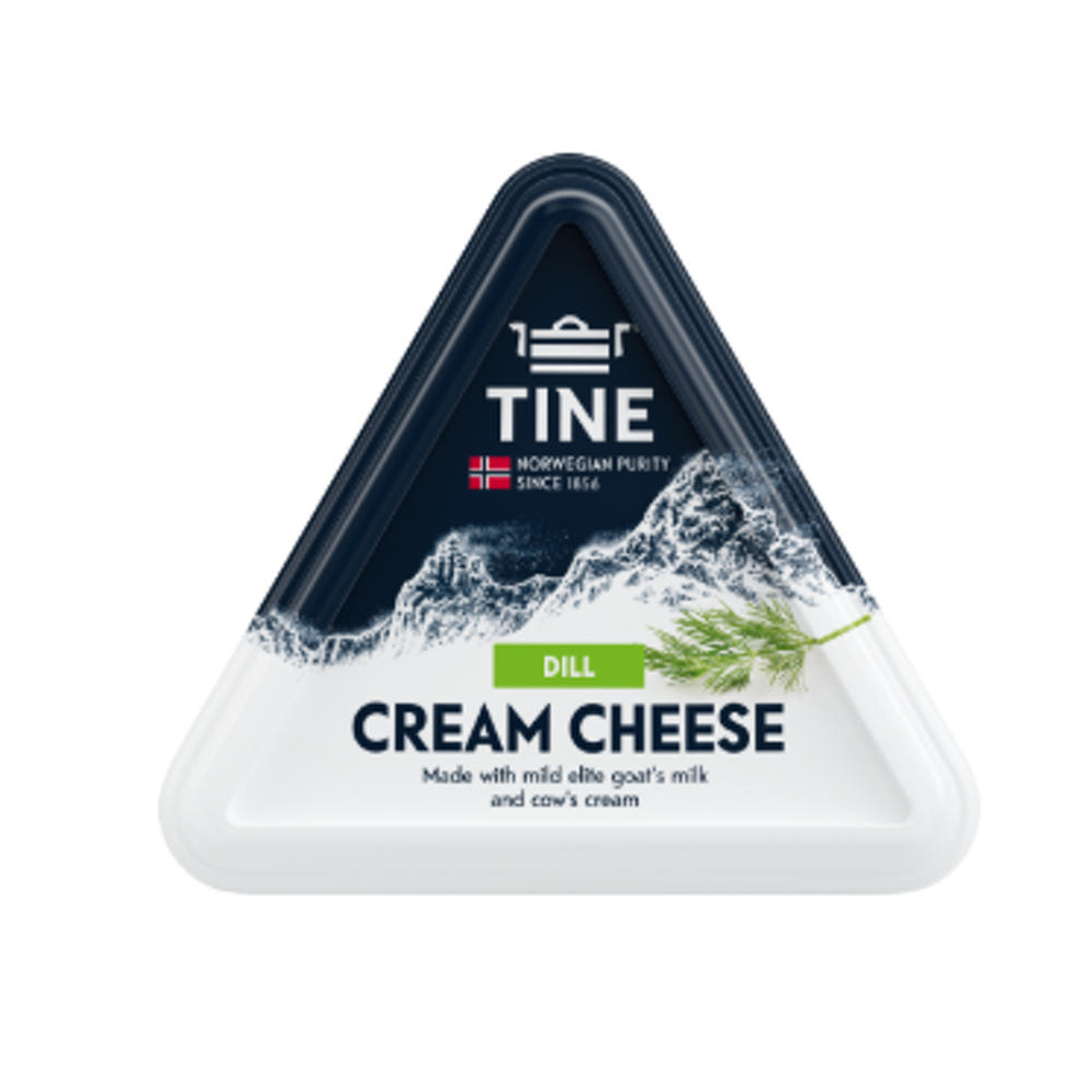 挪威进口TINE原味奶油奶酪山羊奶牛奶混合涂抹奶酪150g - 图0