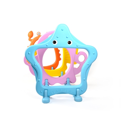 Kindergarten Cross Bar Children Drill Mountain Cave Arch F Shaped Door Plastic Drill Hole Drilling Circle Feel Integrated Training Equipment Household Toys 