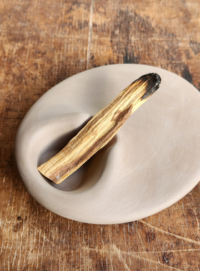palo santo holder 水泥秘鲁圣木鼠尾草燃烧盘托盘圣木燃烧器支架