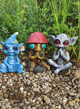 外星人花园摆件树脂工艺品摆件