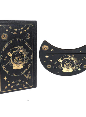 木制塔罗牌盒和木制塔罗牌支架,塔罗牌盒幸运小饰品纪念品盒