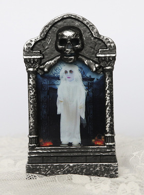 万圣节墓碑灯新款LED装饰道具