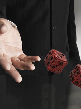 新款红色骷髅骰子游戏新奇休闲玩具创意节庆派对搞怪欧美狂欢爆款