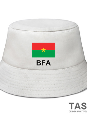 布基纳法索Burkina Faso国家帽子遮阳帽渔夫帽男女防晒帽设 无界