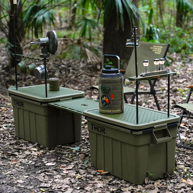 THOR收纳箱索尔户外露营装备整理箱车载储物多功能改装野营小桌子 - 图3