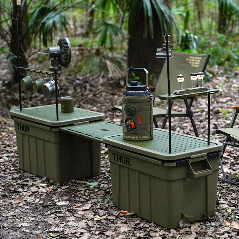 L&S works户外露营铝合金桌板THOR收纳箱配件CARGO箱子通用置物架,淘宝优惠券,粉丝福利购,淘宝优惠卷